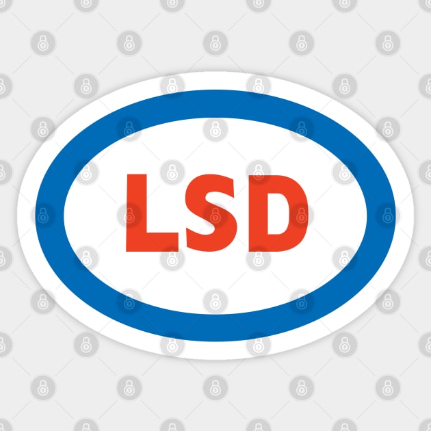 lsd Sticker by undergroundnotes